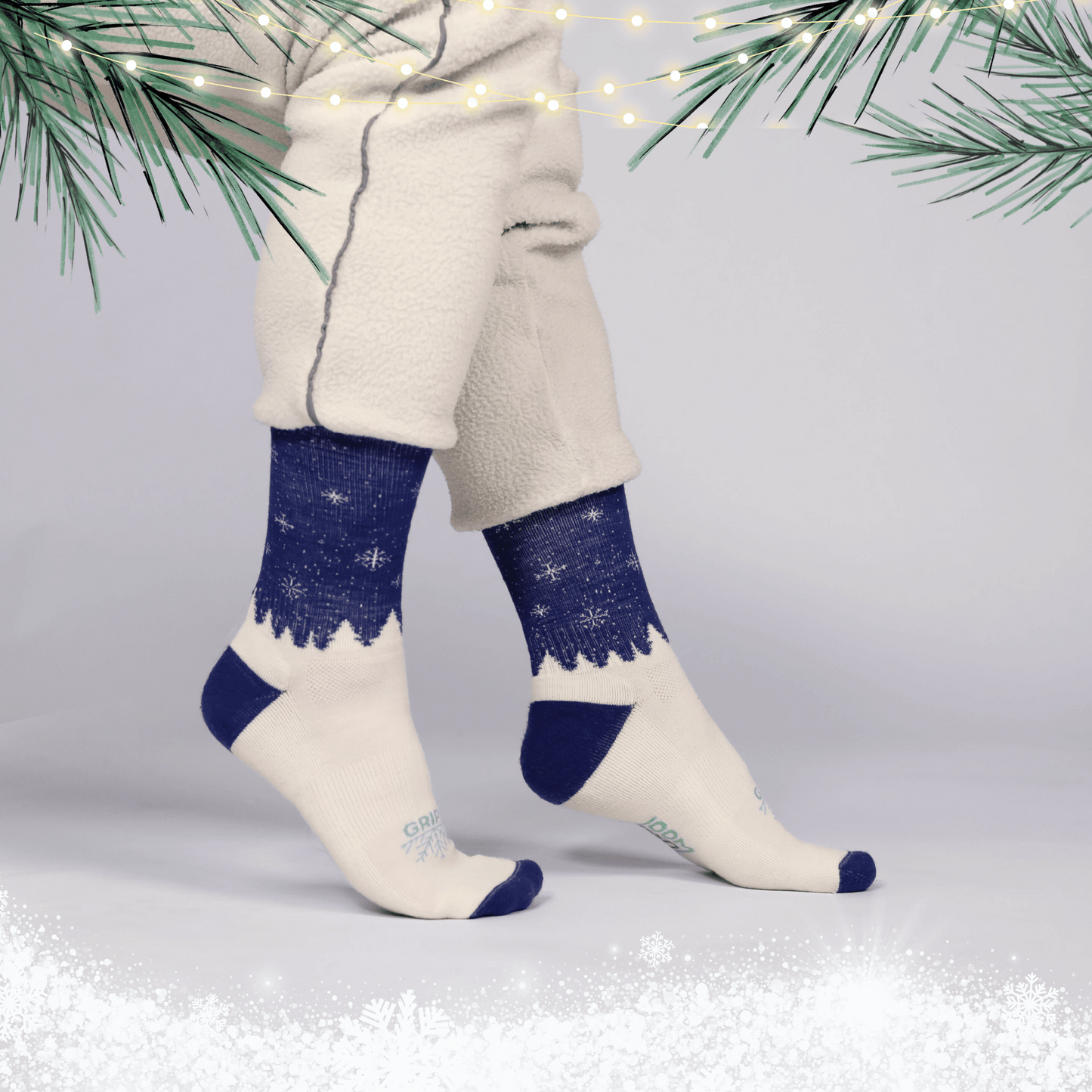 Christmas Wool Crew Socks