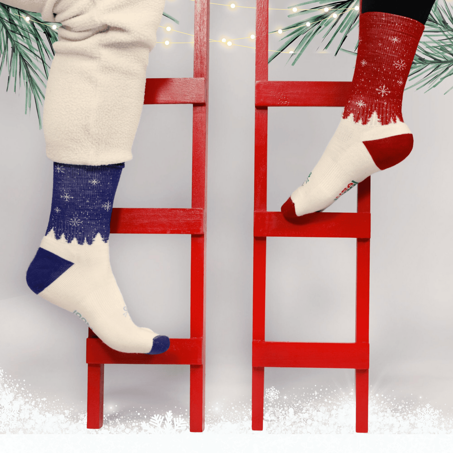 Christmas Wool Crew Socks (2-Pairs)