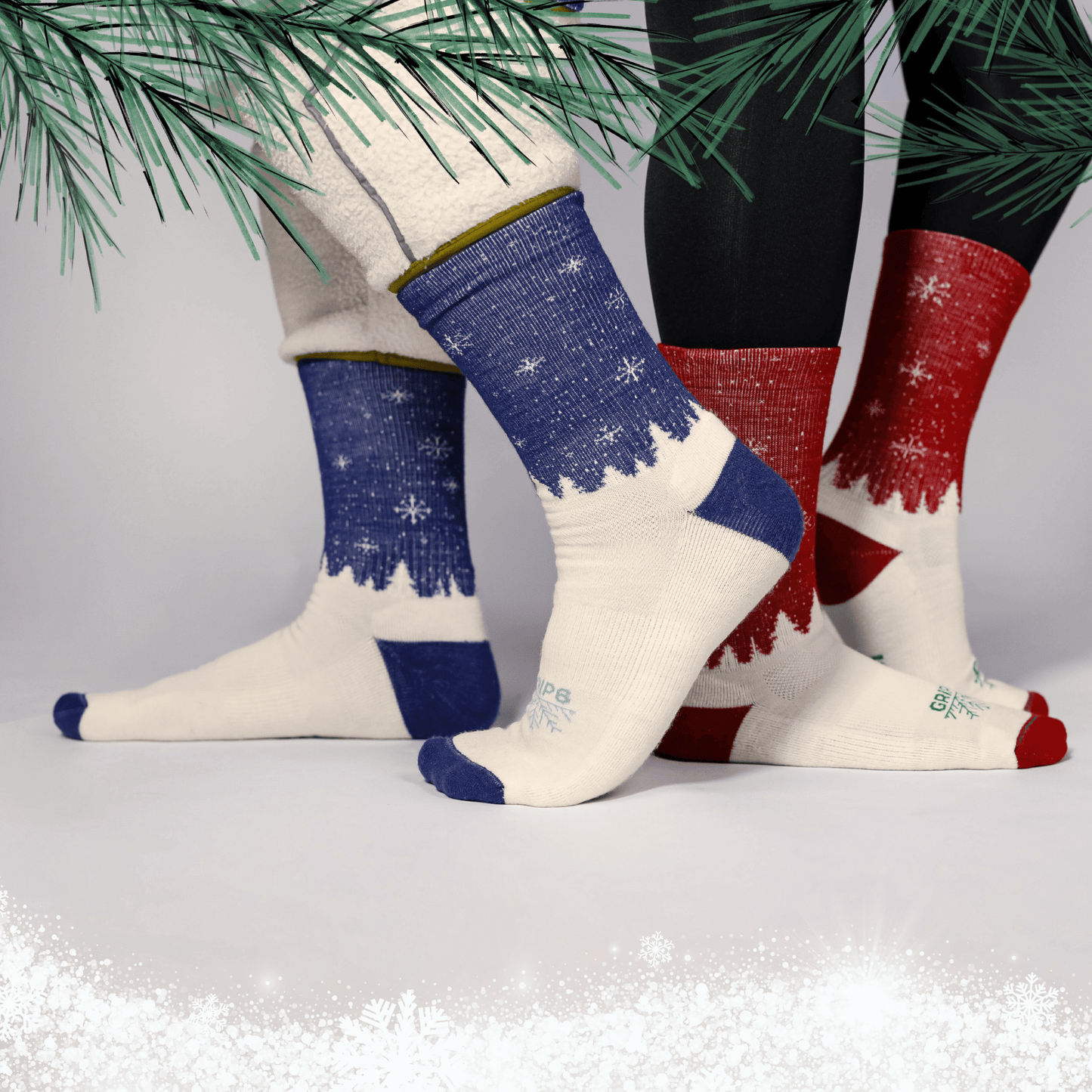 Christmas Wool Crew Socks